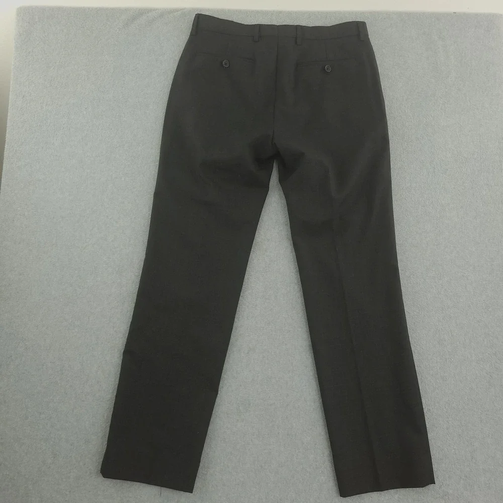Banana Republic‎ Dress Pants Mens 30x30 Gray Wool Tailored Slim Fit Formal